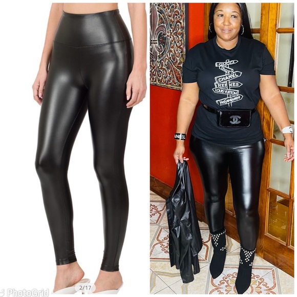 Zenana Outfitters Pants - Faux leather leggings